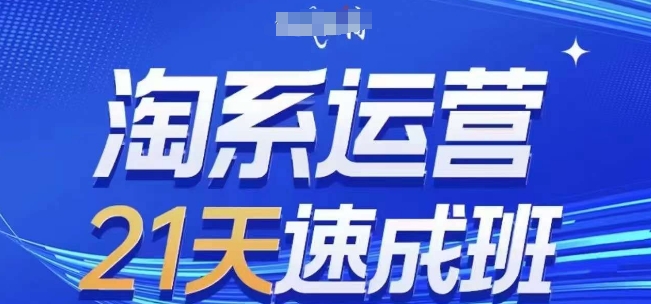 淘系运营21天速成班(更新25年9月)，0基础轻松搞定淘系运营，不做假把式-问小徐资源库