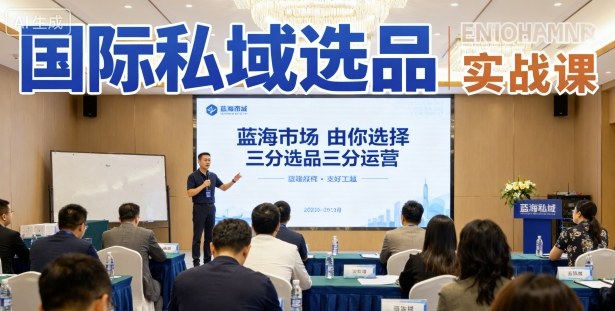 国际私域选品实战课，蓝海市场由你选择，七分选品三分运营-问小徐资源库