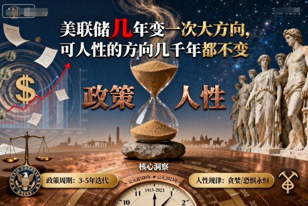 付费文章：美联储几年变一次大方向，可人性的方向几千年都不变-问小徐资源库