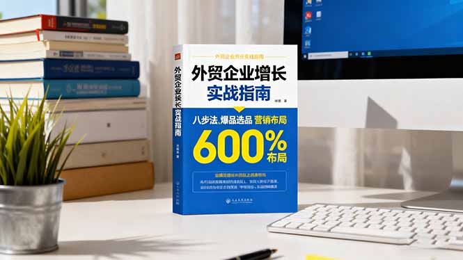外贸企业增长实战指南，八步法、爆品选品、营销布局，业绩增长300%-问小徐资源库