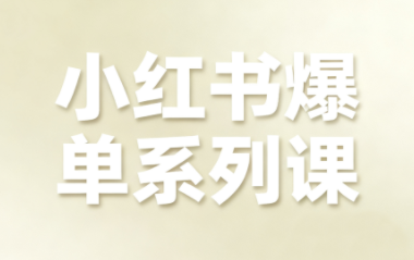 尼采老师·小红书爆单系列课-问小徐资源库