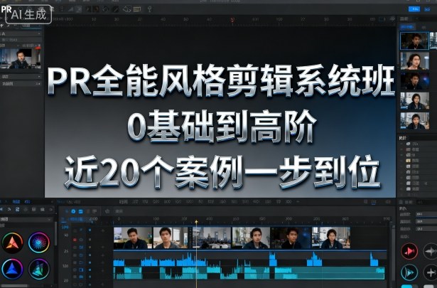 PR全能风格剪辑系统班，0基础到高阶，近20个案例一步到位-问小徐资源库