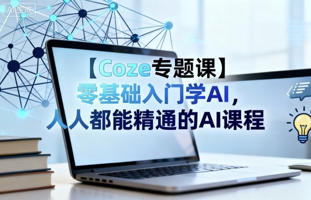 【Coze专题课】零基础入门学AI，人人都能精通的AI课程-问小徐资源库