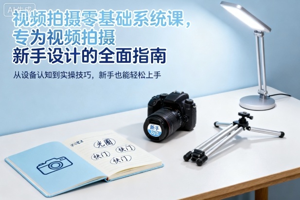 视频拍摄零基础系统课，专为视频拍摄新手设计的全面指南-问小徐资源库