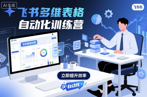 飞书多维表格自动化训练营，手把手教你告别重复处理，用多维表格开启高效办公新模式-问小徐资源库