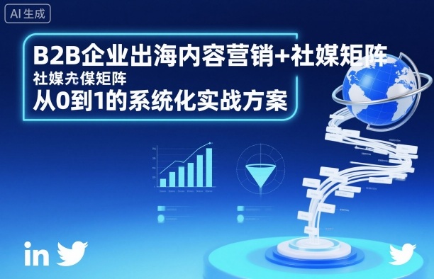 B2B企业出海内容营销+社媒矩阵，从0到1的系统化实战方案-问小徐资源库