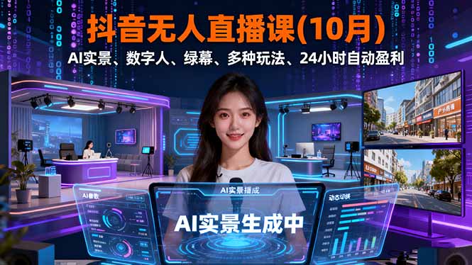 抖音无人直播课(10月-问小徐资源库