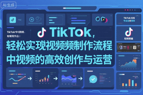 TikTok中视频制做流程，轻松实现Tk中视频的高效创作与运营-问小徐资源库
