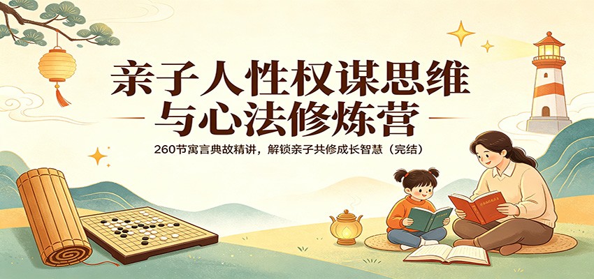亲子人性权谋思维与心法修炼营：260节寓言典故精讲，解锁亲子共修成长智慧(完结)-问小徐资源库