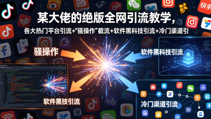 某大佬的绝版全网引流教学，各大热门平台引流+-问小徐资源库