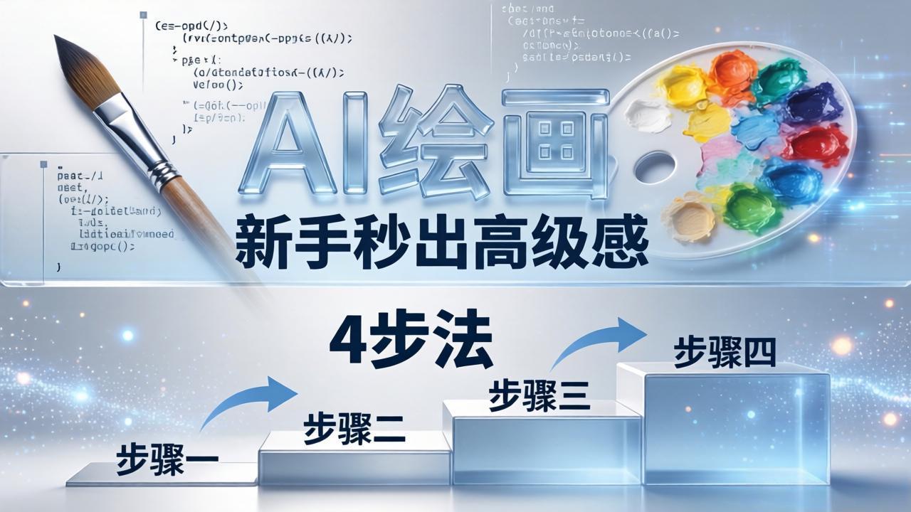 AI绘画入门别再硬磕了！即梦4步法：万能提示词公式+BRTR框架，新手秒出高级感-问小徐资源库