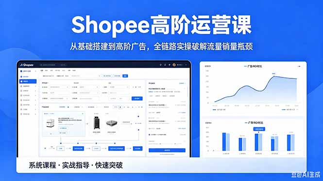 Shopee高阶运营课-2026年5月更新,从基础搭建到高阶广告,全链路实操破解流量销量瓶颈-问小徐资源库