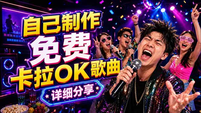 免费卡拉OK歌曲制作全攻略：音轨分离字幕制作，零基础快速做出专业K歌视频-问小徐资源库