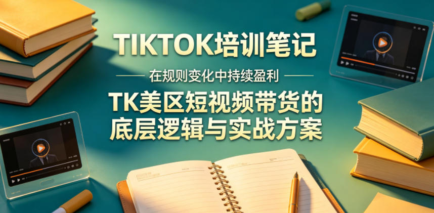 视界跨境TIKTOK4月17培训笔记,在规则变化中持续盈利,TK美区短视频带货的底层逻辑与实战方案【文档】-问小徐资源库