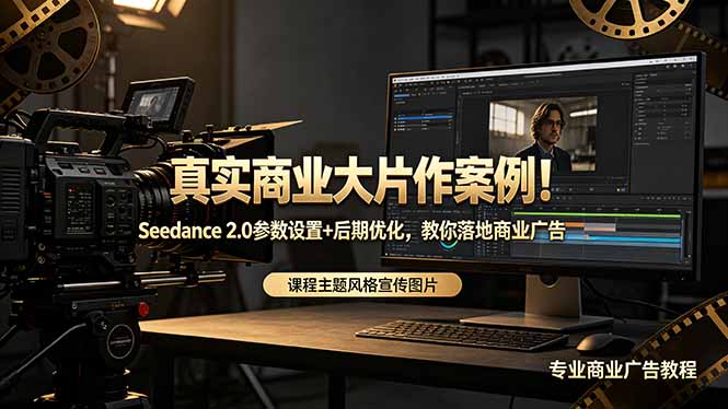 真实商业大片作案例！Seedance 2.0参数设置+后期优化，教你落地商业广告-问小徐资源库