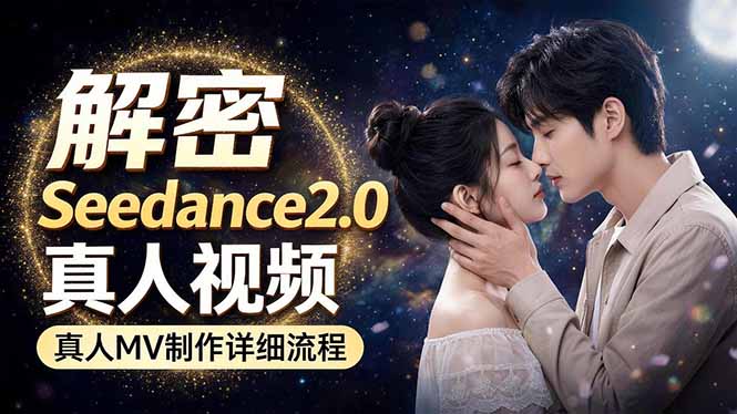 Seedance 2.0电影级真人 MV全流程拆解：提示词、运镜、粒子特效，手把手实操-问小徐资源库
