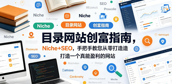目录网站创富指南，Niche+SEO，手把手教您从零打造打造一个真能盈利的网站【原创双语字幕】-问小徐资源库