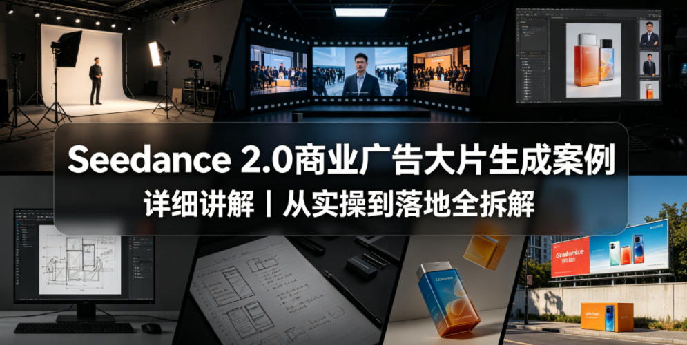 Seedance 2.0商业广告大片生成案例详细讲解｜从实操到落地全拆解-问小徐资源库