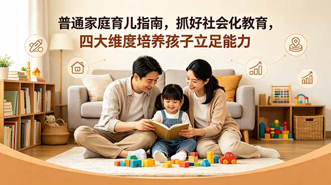 付费文章：普通家庭育儿指南，抓好社会化教育，四大维度培养孩子立足能力-问小徐资源库