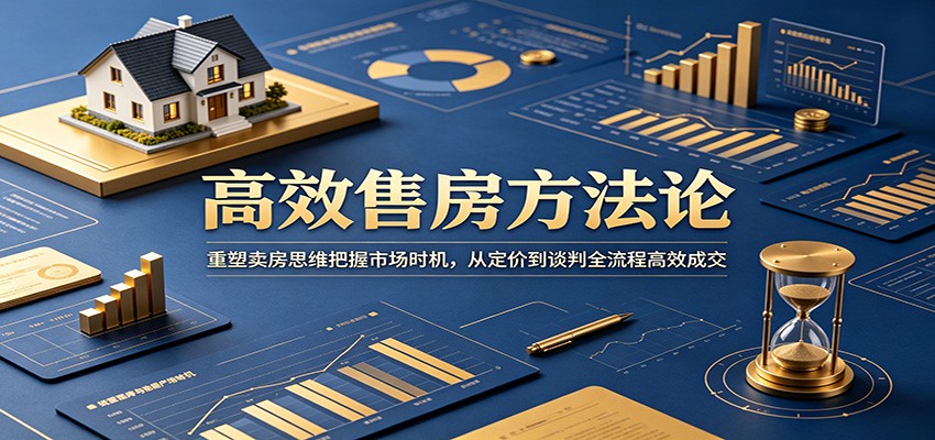 高效售房方法论:重塑卖房思维把握市场时机,从定价到谈判全流程高效成交-问小徐资源库