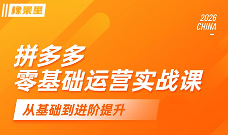 仙道电商·拼多多零基础运营实战课-问小徐资源库
