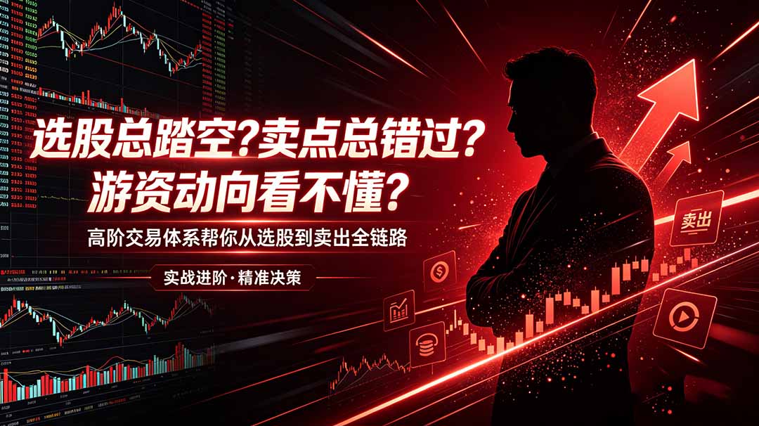 选股总踏空？卖点总错过？游资动向看不懂？高阶交易体系帮你从选股到卖出全链路(更新6月-问小徐资源库
