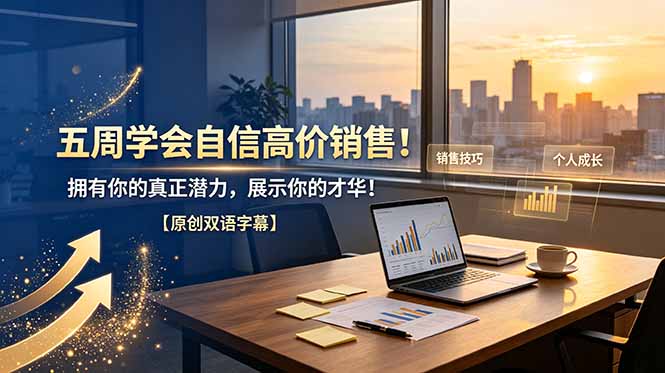 五周学会自信高价销售！拥有你的真正潜力，展示你的才华！【原创双语字幕】-问小徐资源库