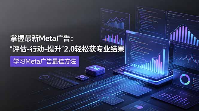 掌握最新的Meta广告，通过“评估-行动-提升”2.0版本轻松获得专业级结果。学习目前学习Meta广告的最佳方法-问小徐资源库