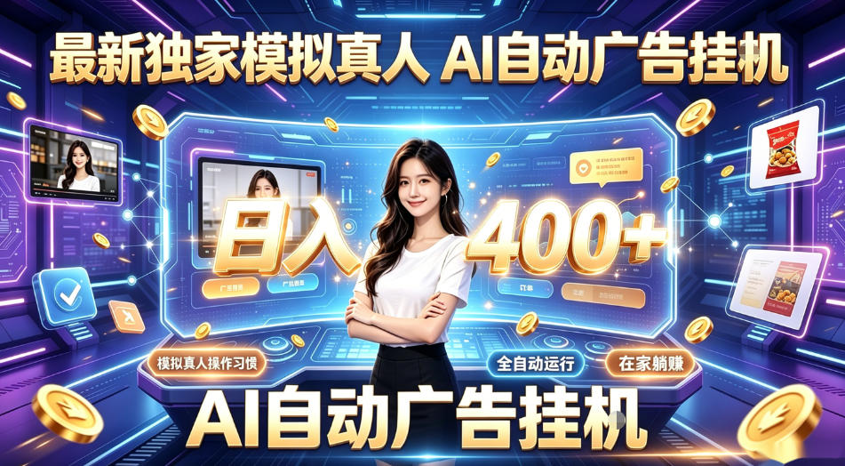 最新独家模拟真人，AI自动挂号挂G，日入400+，全程全自动运行，无需人工【揭秘】-问小徐资源库