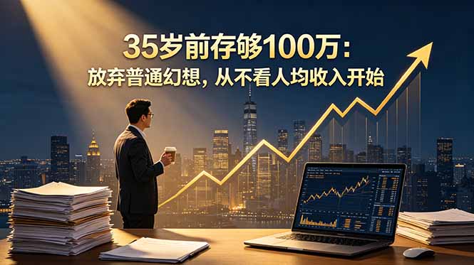 35岁前存够100万：放弃普通幻想，从不看人均收入开始-问小徐资源库