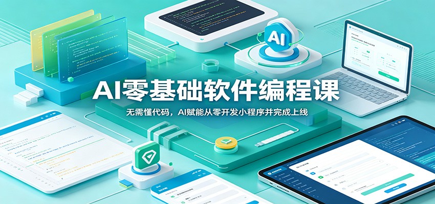AI零基础软件编程课：无需懂代码，AI赋能从零开发小程序并完成上线-问小徐资源库