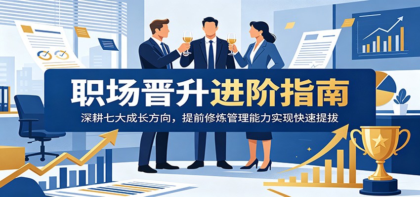 职场晋升进阶指南：深耕七大成长方向，提前修炼管理能力实现快速提拔-问小徐资源库