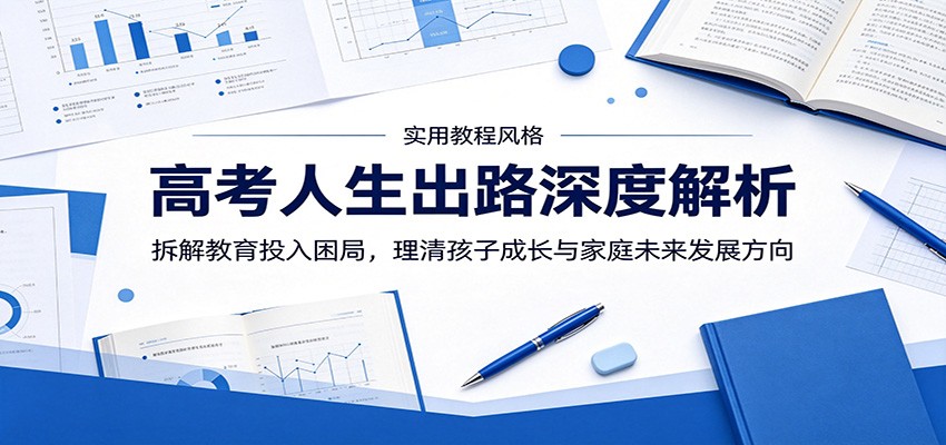 高考人生出路深度解析：拆解教育投入困局，理清孩子成长与家庭未来发展方向-问小徐资源库