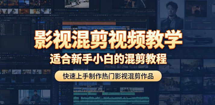 影视混剪视频教学，适合新手小白的混剪教程，快速上手制作热门影视混剪作品-问小徐资源库