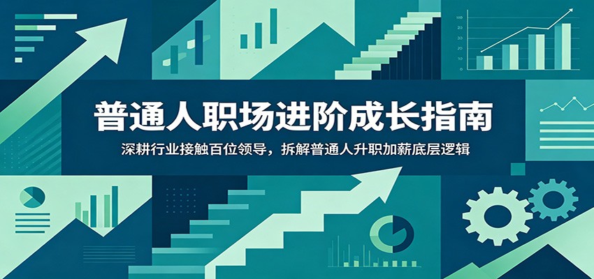 普通人职场进阶成长指南：深耕行业接触百位领导，拆解普通人升职加薪底层逻辑-问小徐资源库