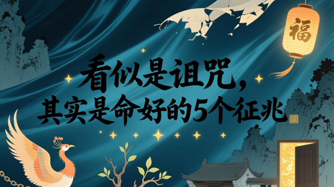 付费文章：看似是诅咒，其实是命好的5个征兆-问小徐资源库