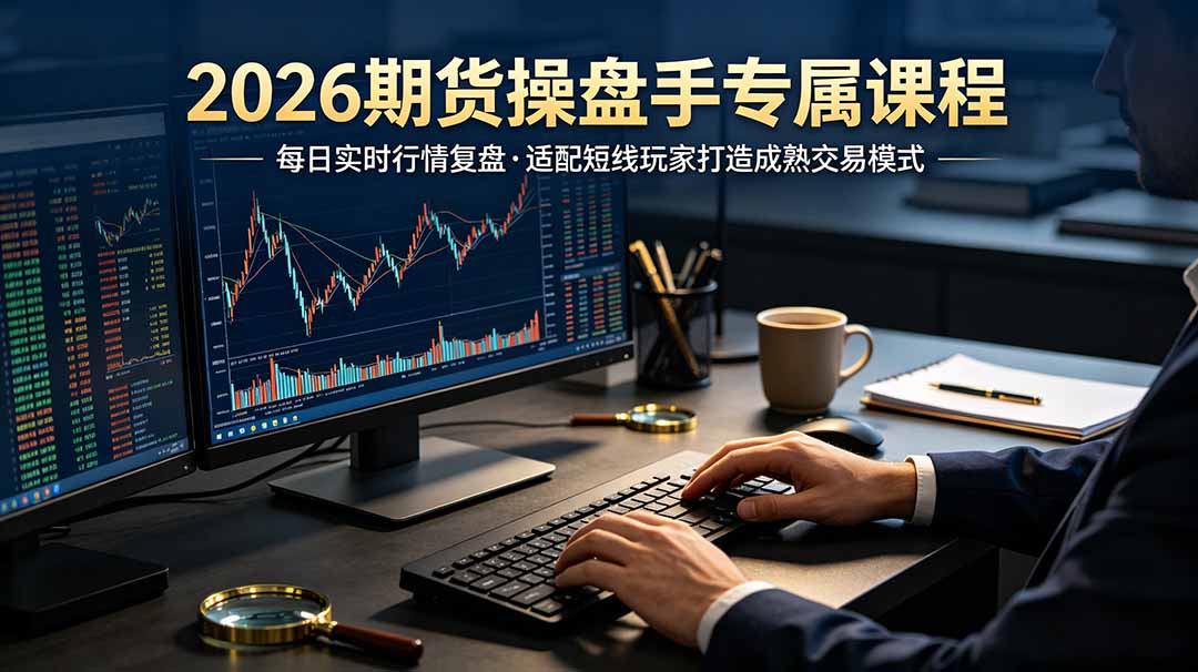 2026期货操盘手专属课程-更新7月11，每日实时行情复盘，适配短线玩家打造成熟交易模式-问小徐资源库