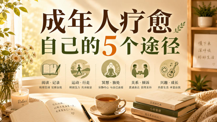 付费文章:成年人疗愈自己的5个途径-问小徐资源库