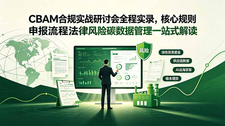 CBAM合规实战研讨会全程实录，核心规则申报流程法律风险碳数据管理一站式解读-问小徐资源库