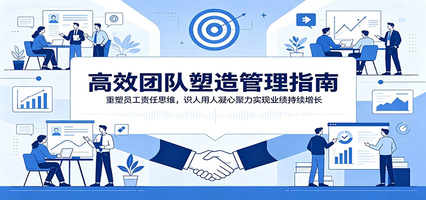 高效团队塑造管理指南：重塑员工责任思维，识人用人凝心聚力实现业绩持续增长-问小徐资源库