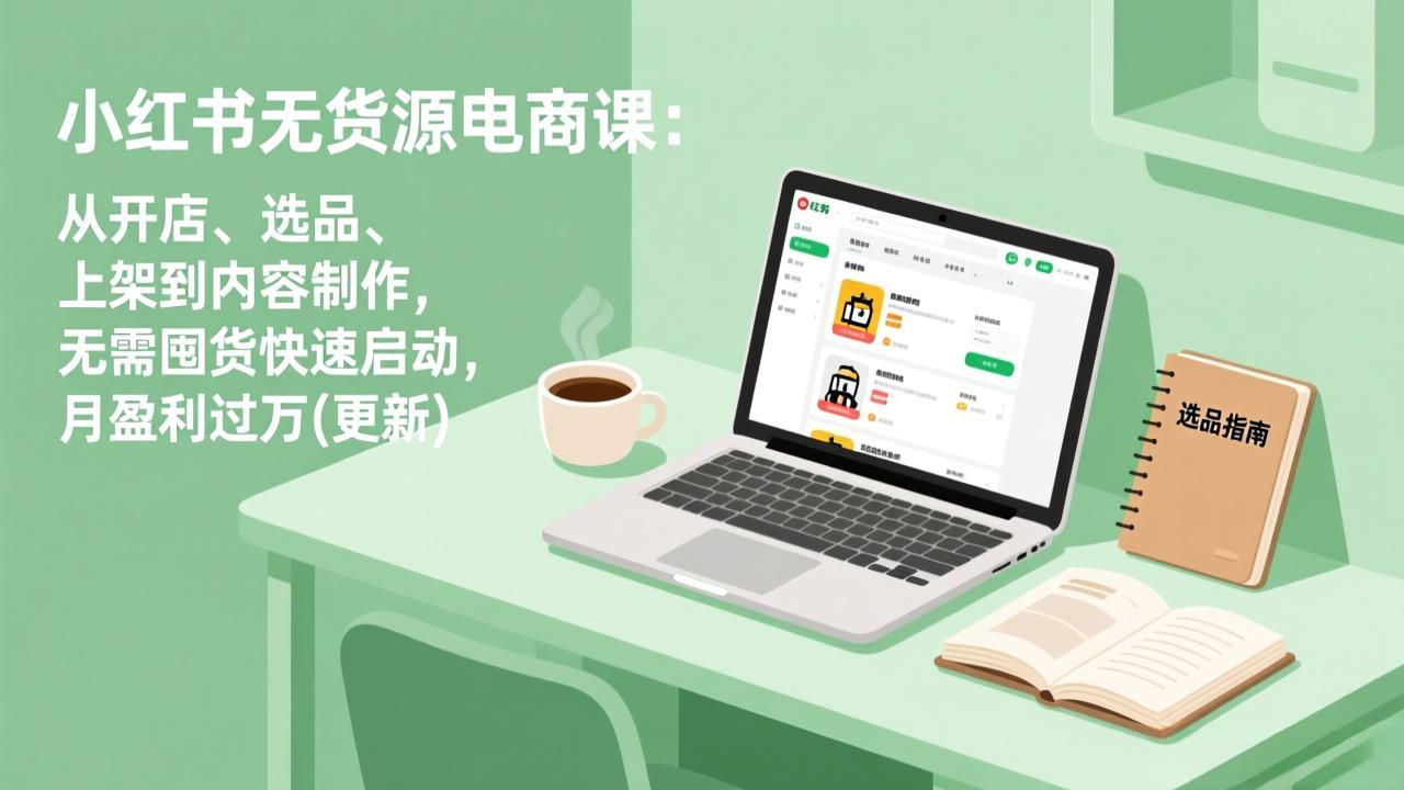 小红书无货源电商课(7月更新-问小徐资源库