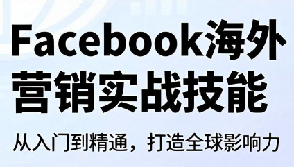 Facebook海外营销实战技能-问小徐资源库