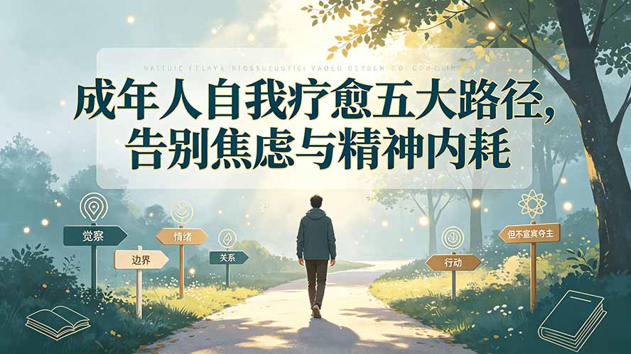 付费文章:成年人自我疗愈五大路径,告别焦虑与精神内耗-问小徐资源库