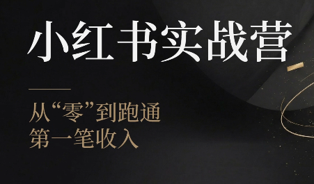 金金老师·小红书实战营-问小徐资源库