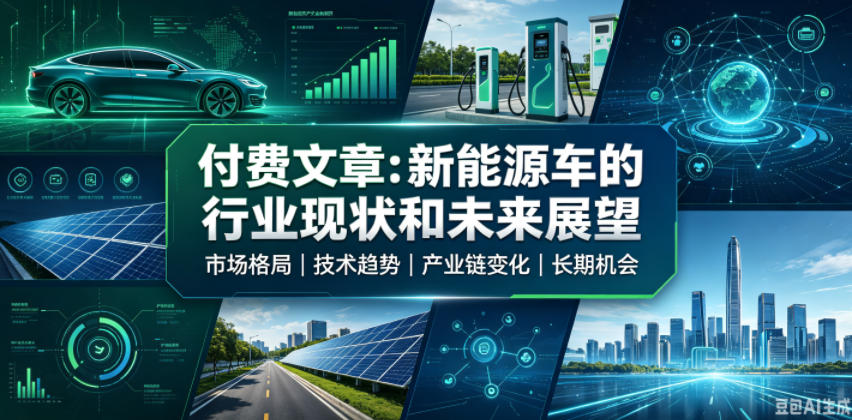 付费文章：新能原车的行业现状和未来展望-问小徐资源库