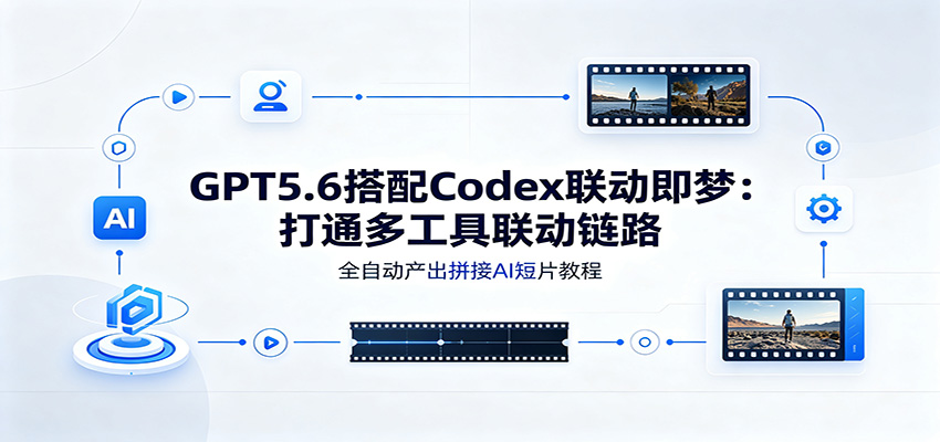 GPT5.6搭配Codex联动即梦:打通多工具联动链路,全自动产出拼接AI短片教程-问小徐资源库