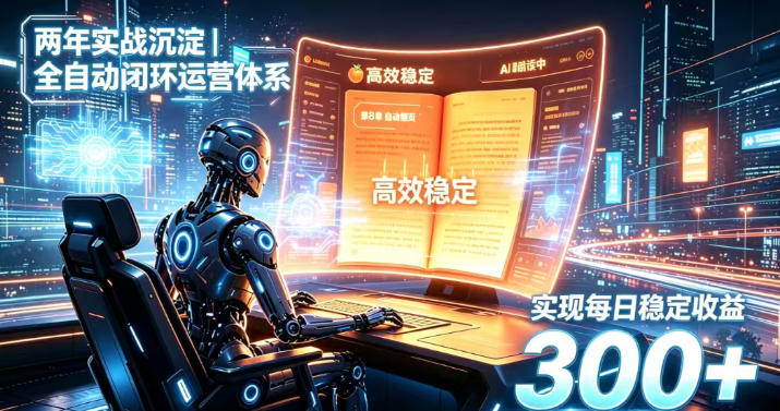 两年实战沉淀｜全自动闭环运营体系，实现每日稳定收益300+【揭秘】-问小徐资源库
