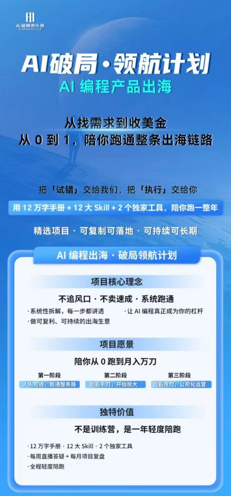 图片[1]-AI编程产品出海领航计划-更新：12万字手册+12大Skill+2个独家工具，从找需求到上线收美金跑通全链路-问小徐资源库