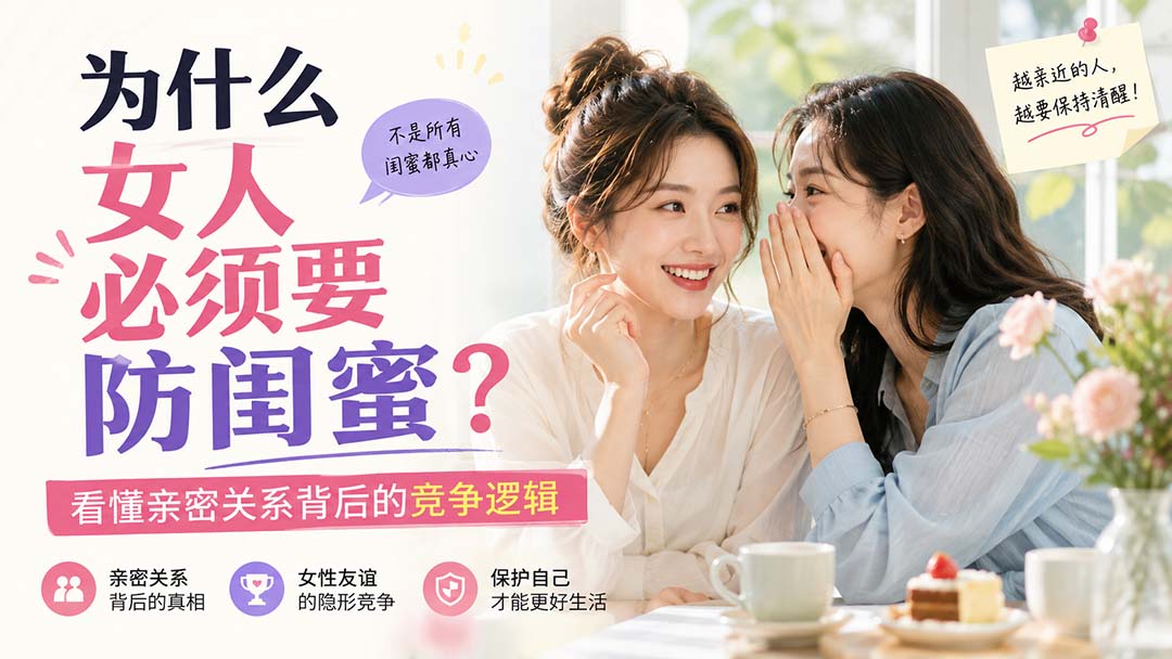 付费文章：为什么女人必须要防闺蜜？看懂亲密关系背后的竞争逻辑-问小徐资源库