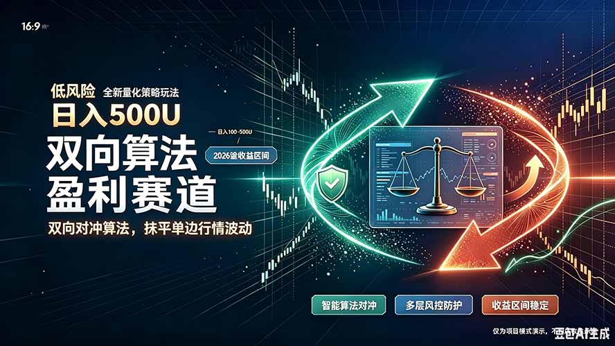 算法对冲/EA量化，日入500刀，躺着赚钱！你把它当做“自动提款机”，它把你就爆了-问小徐资源库